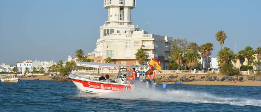 Paseo en barco por las marismas